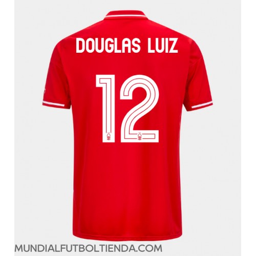 Camiseta Nottingham Forest Douglas Luiz #12 Primera Equipación Replica 2025-26 mangas cortas